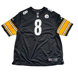 Men! NWT Nike On Field NFL Pittsburgh Steelers Football Jersey #8 Kenny Pickett